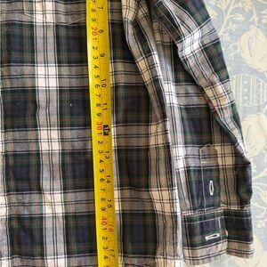 Janie and Jack Green Plaid Button Down Shirt